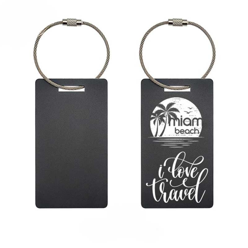 カスタム名番号アルミ合金荷物ラベルキーリングパーソナライズテ - Initial Ring Custom のレビューと価格