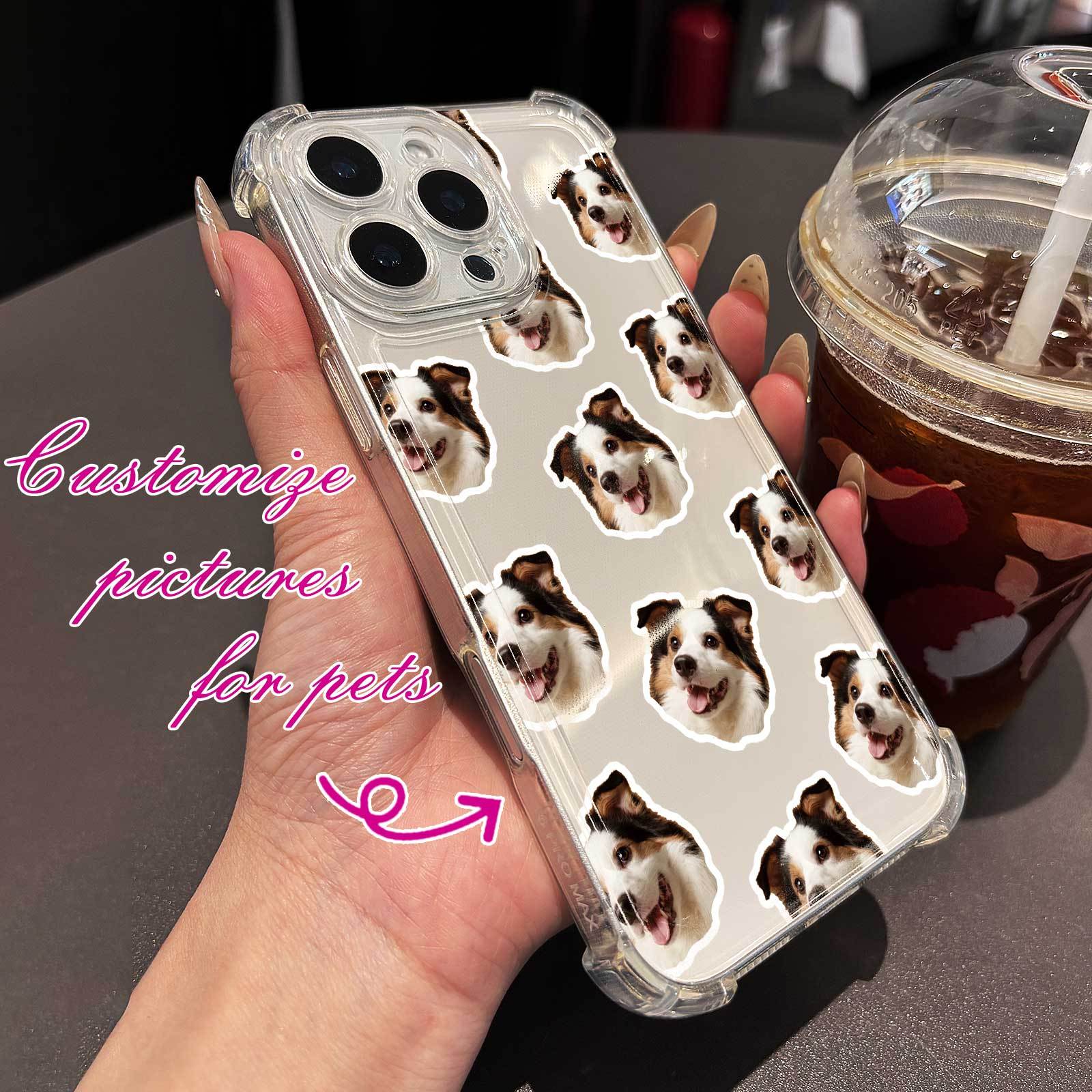 パーソナライズされたカスタムペット犬デザインのスマホケース（ - Pet Portrait Custom のレビューと価格